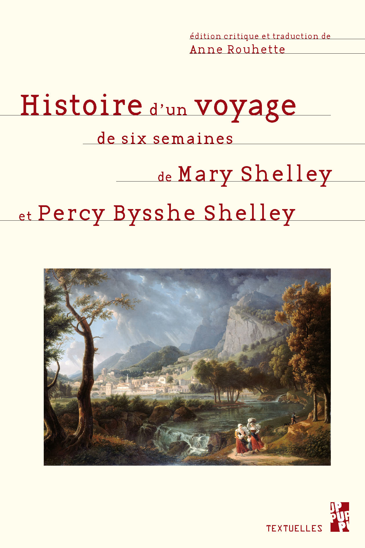 Histoire d'un voyage de six semaines de Mary et Percy Bysshe Shelley Couv_HISTOIRESHELLEY